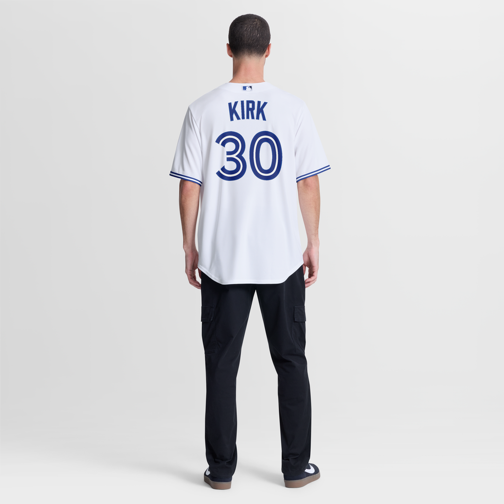 Men's Toronto Blue Jays Alejandro Kirk White Home Replica MLB Baseball Jersey - view 5