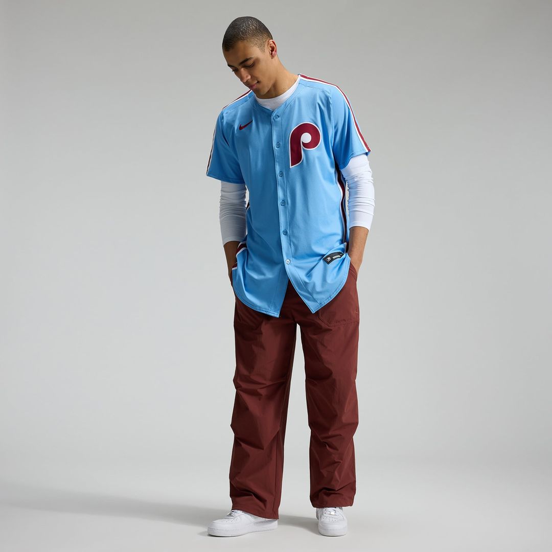 Men's Philadelphia Phillies White Home Elite MLB Baseball Jersey - view 12