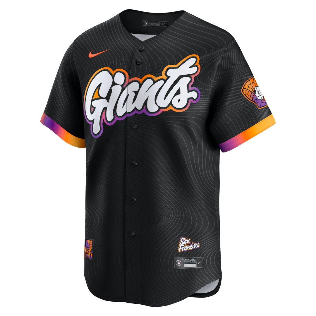 Men's San Francisco Giants Anthracite 2025 City Connect Limited MLB Baseball Jersey - view 2
