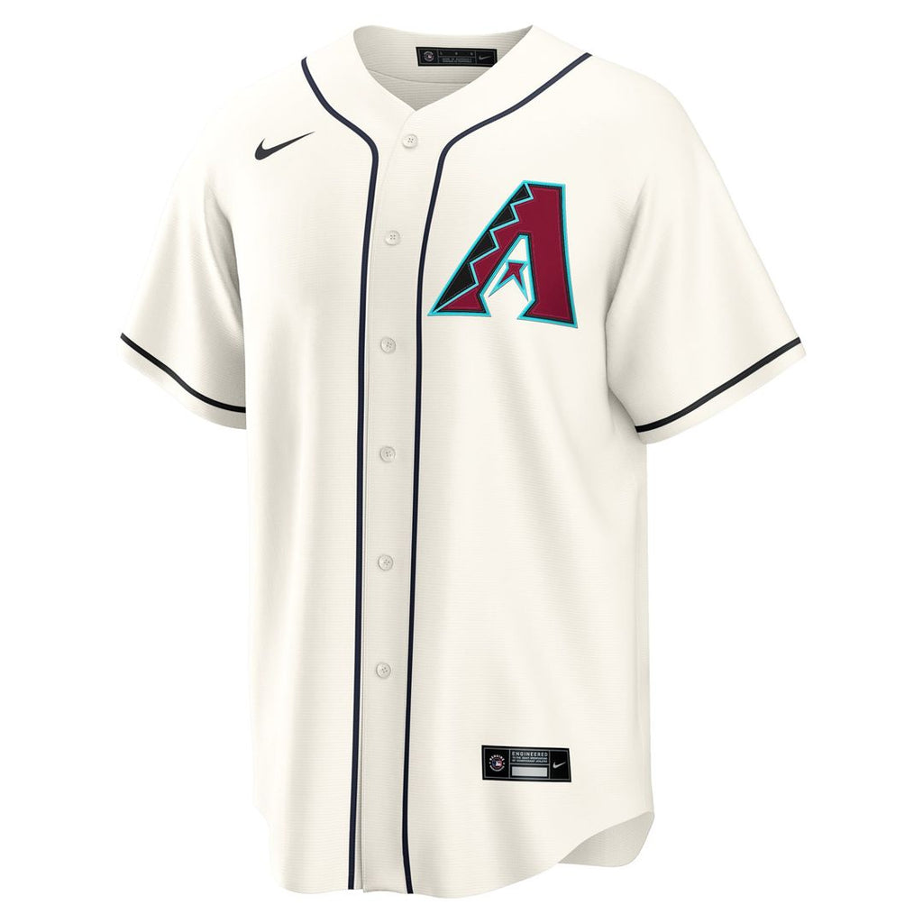 Men's Arizona Diamondbacks Cream Home Replica MLB Baseball Jersey - view 2