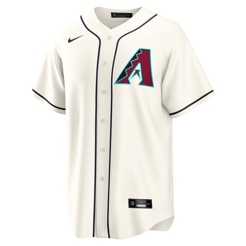 Men's Arizona Diamondbacks Cream Home Replica MLB Baseball Jersey - view 2