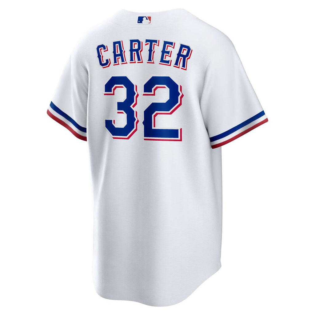 Men's Texas Rangers Evan Carter White Home Replica MLB Baseball Jersey - view 3