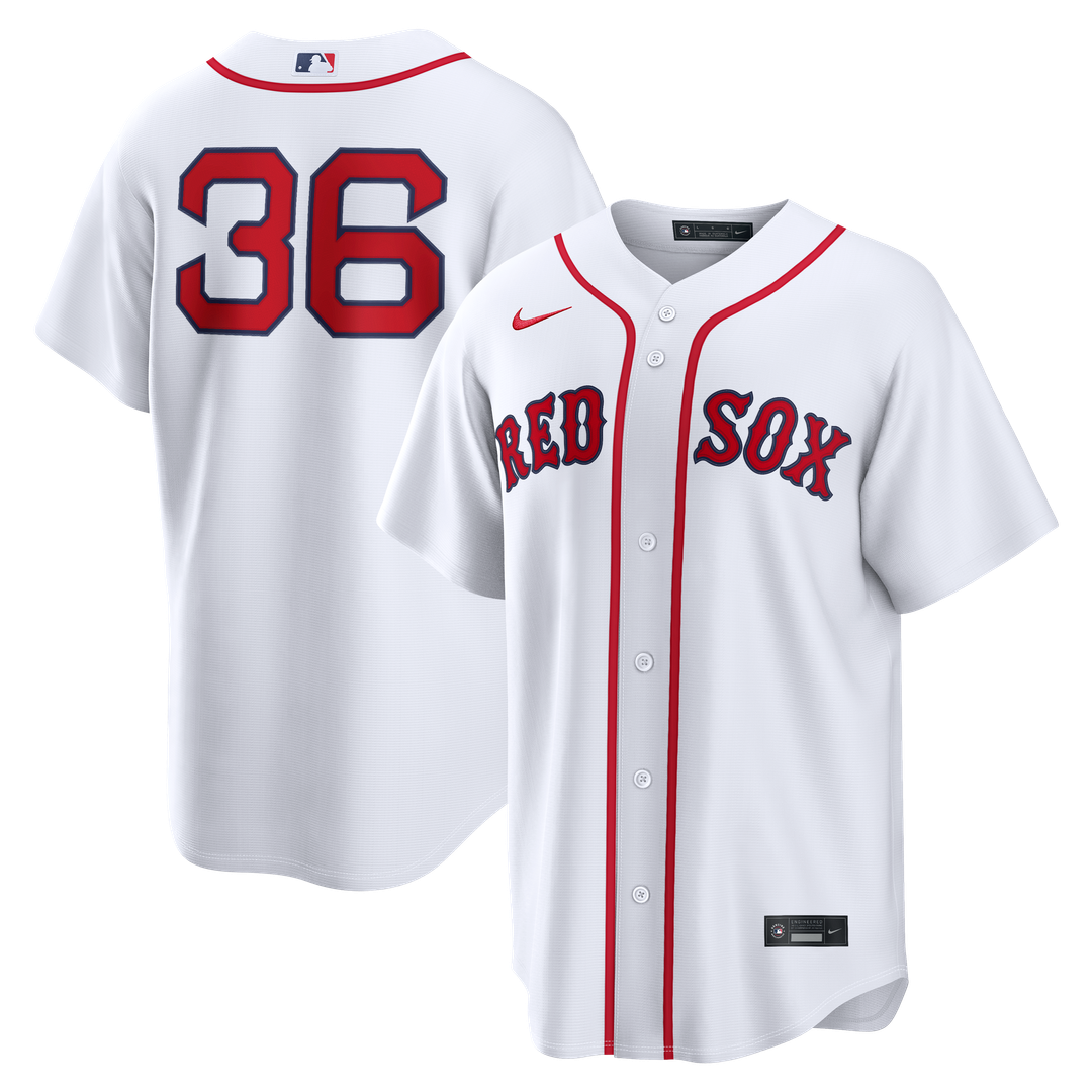 Men's Boston Red Sox Triston Casas White Home Replica MLB Baseball Jersey - view 1