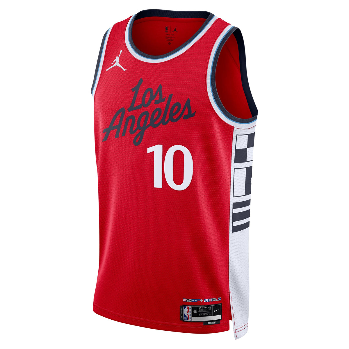 Unisex Darius Garland LA Clippers 2024/25 Statement Edition Swingman NBA Basketball Jersey - Red - view 3
