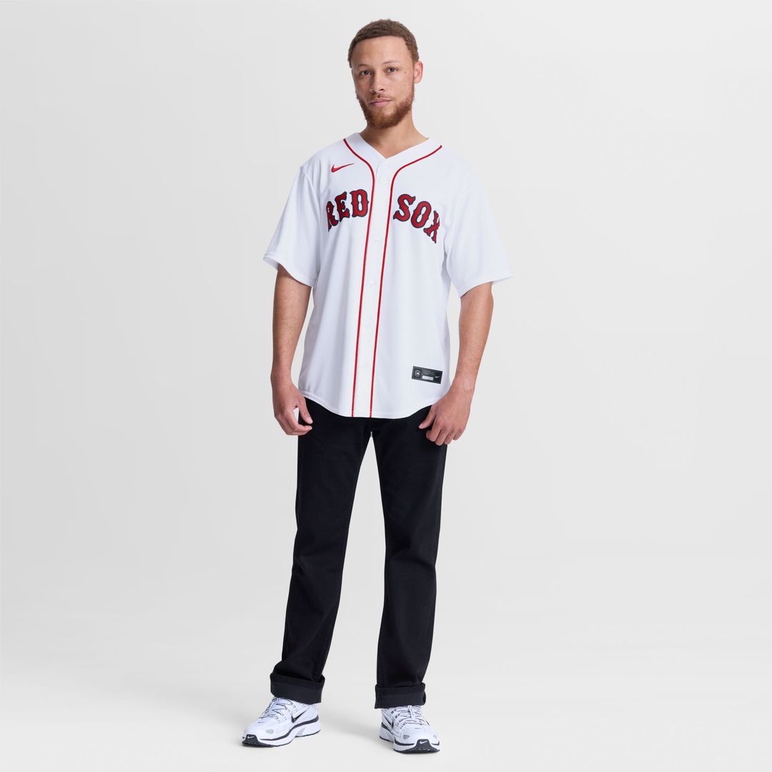 Men's Boston Red Sox Trevor Story White Home Replica MLB Baseball Jersey - view 4