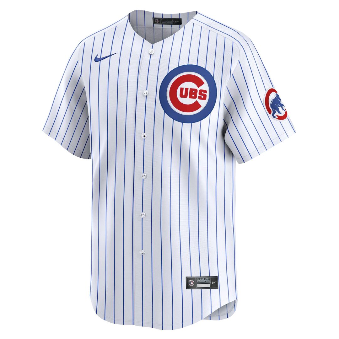Men's Chicago Cubs Dansby Swanson White Home Limited MLB Baseball Jersey - view 7