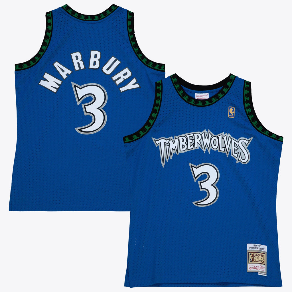 Men's Minnesota Timberwolves Stephon Marbury Alternate Swingman NBA Basketball Jersey - view 1