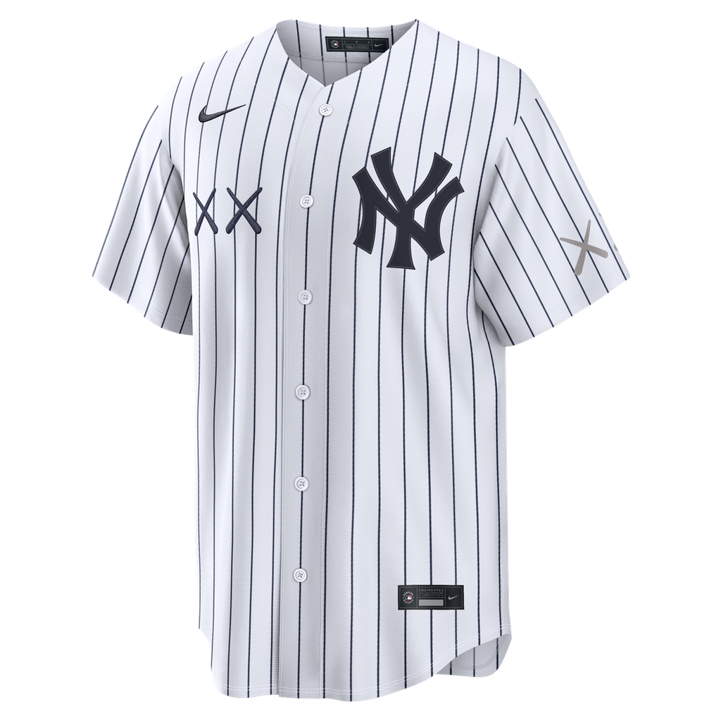 Men's New York Yankees White Stadium MLB Baseball Jersey - view 2