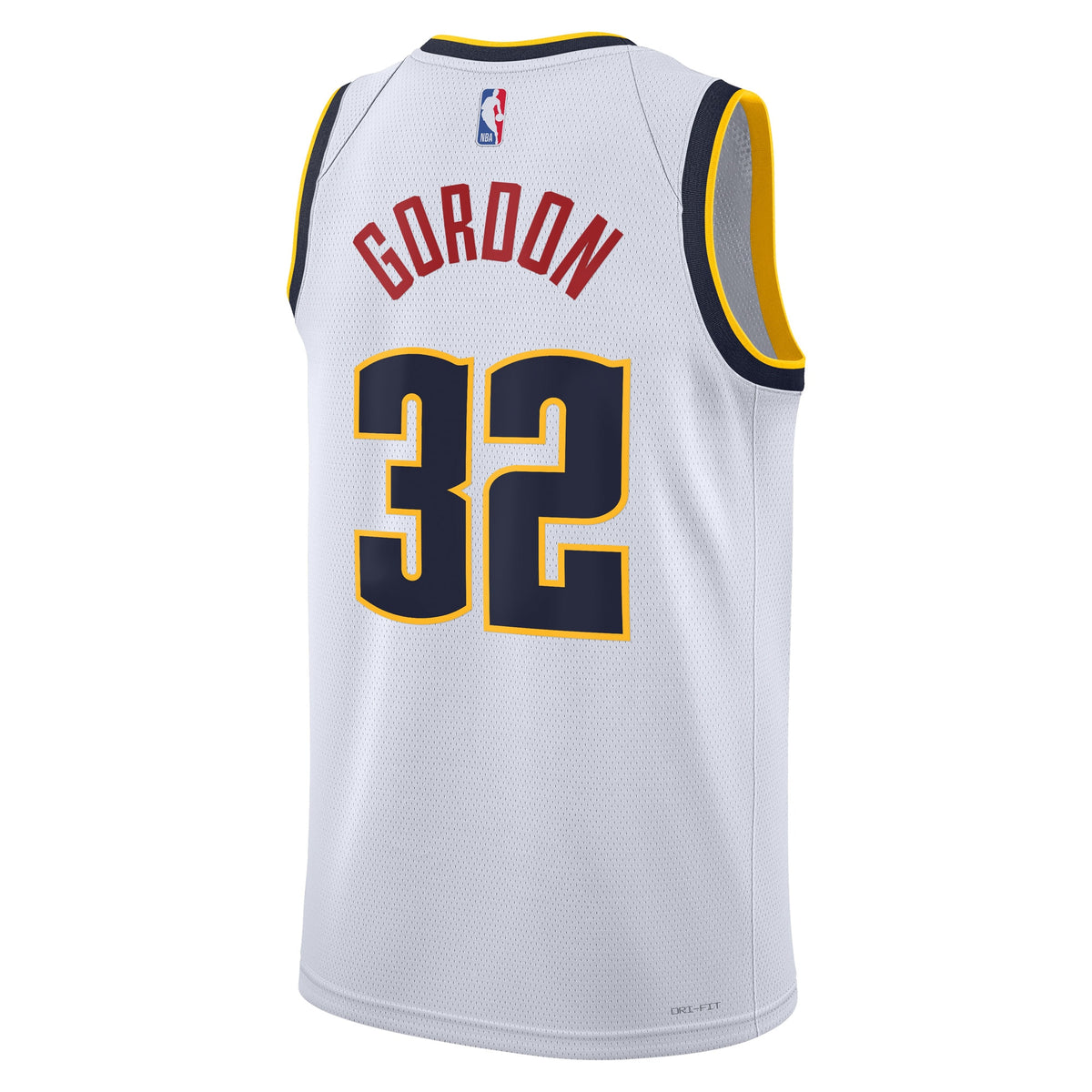Unisex Aaron Gordon Denver Nuggets Association Edition Swingman NBA Basketball Jersey - White - view 4