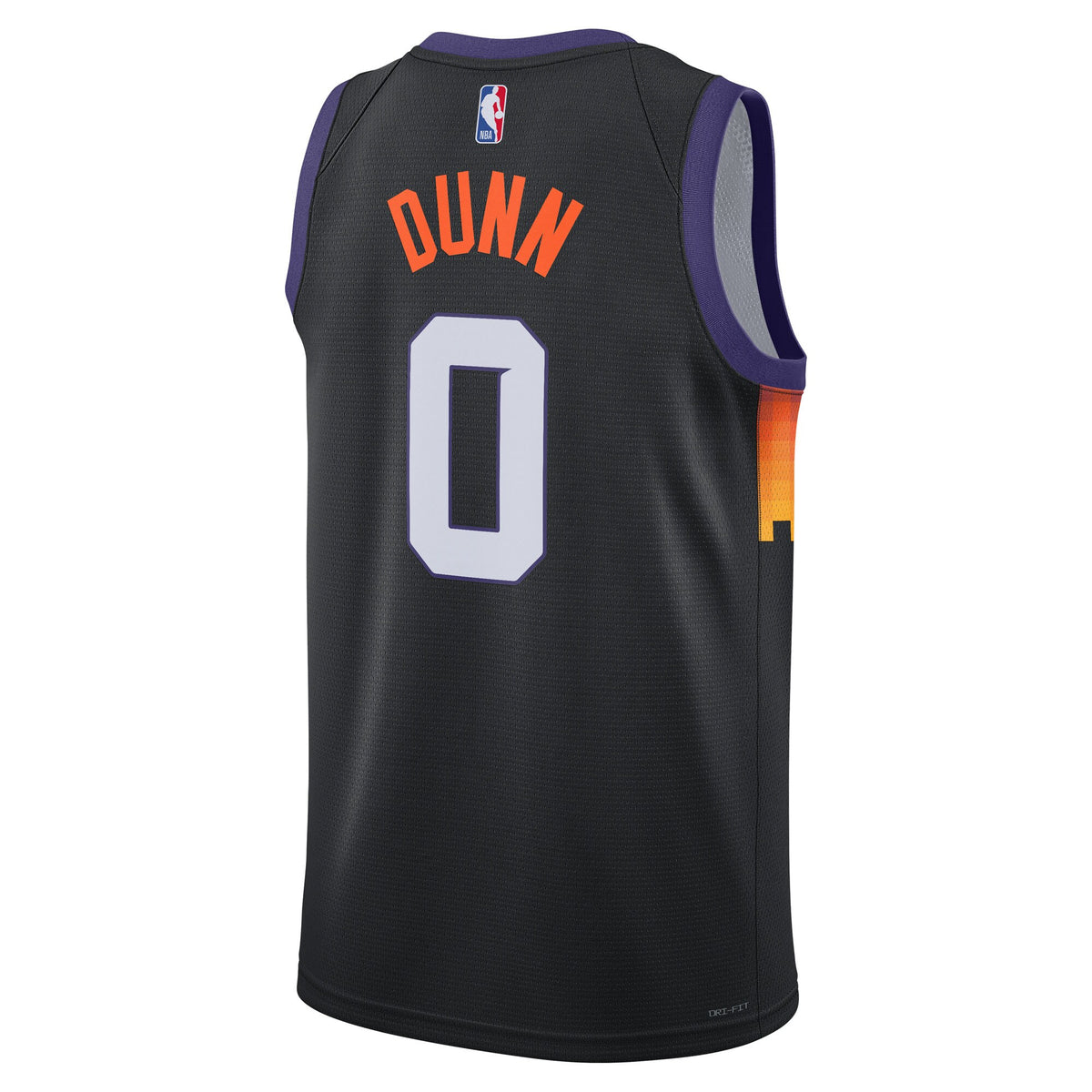 Unisex Ryan Dunn Phoenix Suns 2025/26 City Edition Swingman NBA Basketball Jersey - Black - view 4