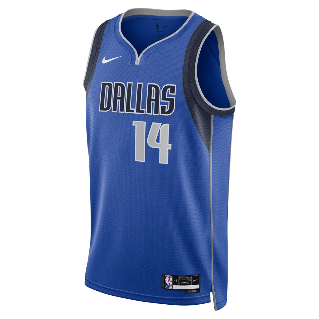 Unisex Morez Johnson Jr. Dallas Mavericks Icon Swingman NBA Basketball Jersey - Blue - view 3