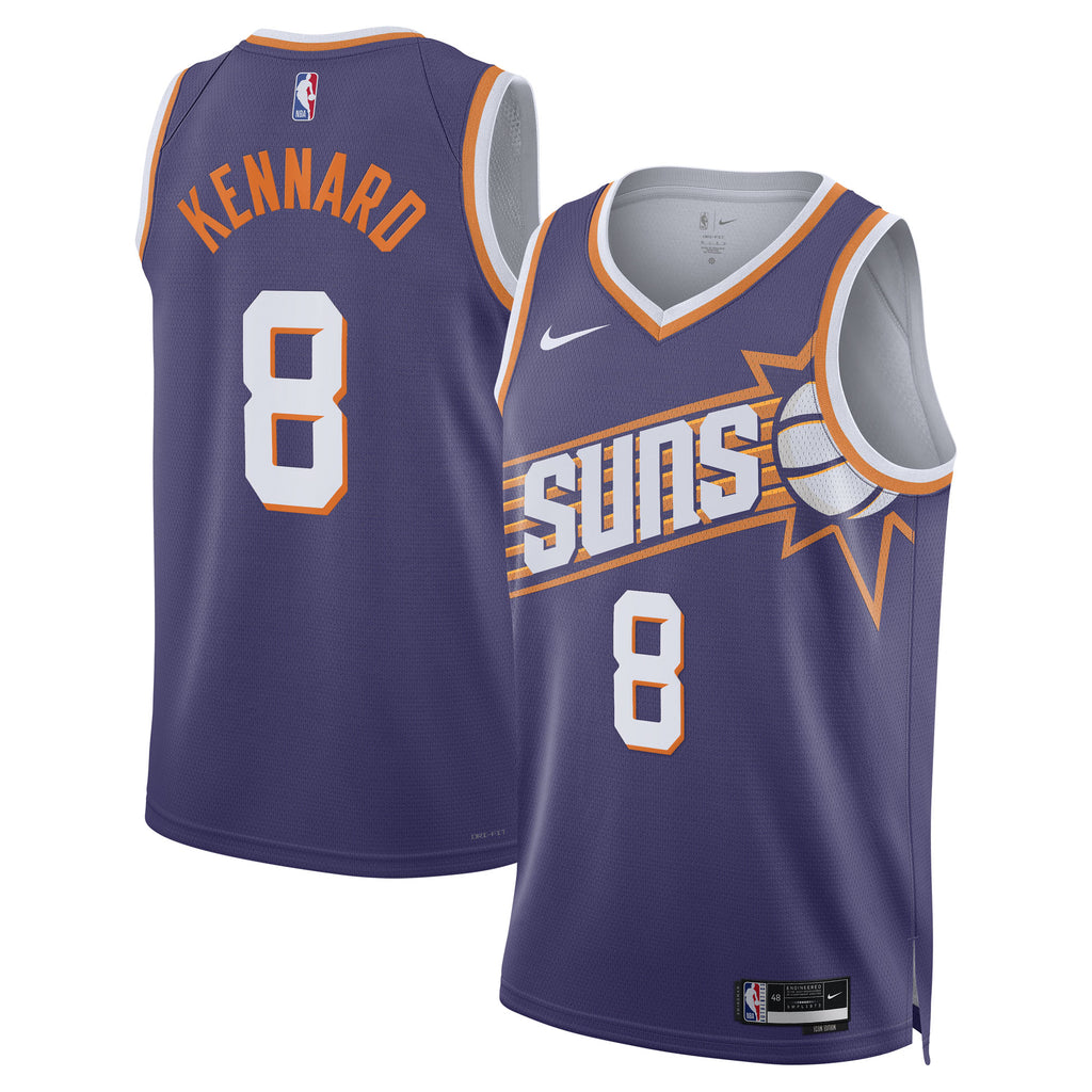 Unisex Luke Kennard Phoenix Suns Icon Edition Swingman NBA Basketball Jersey - Purple - view 1