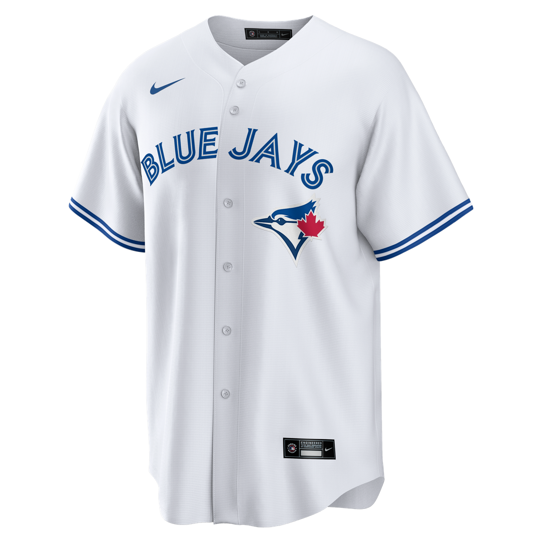 Men's Toronto Blue Jays White Home Big & Tall Replica MLB Baseball Jersey - view 2