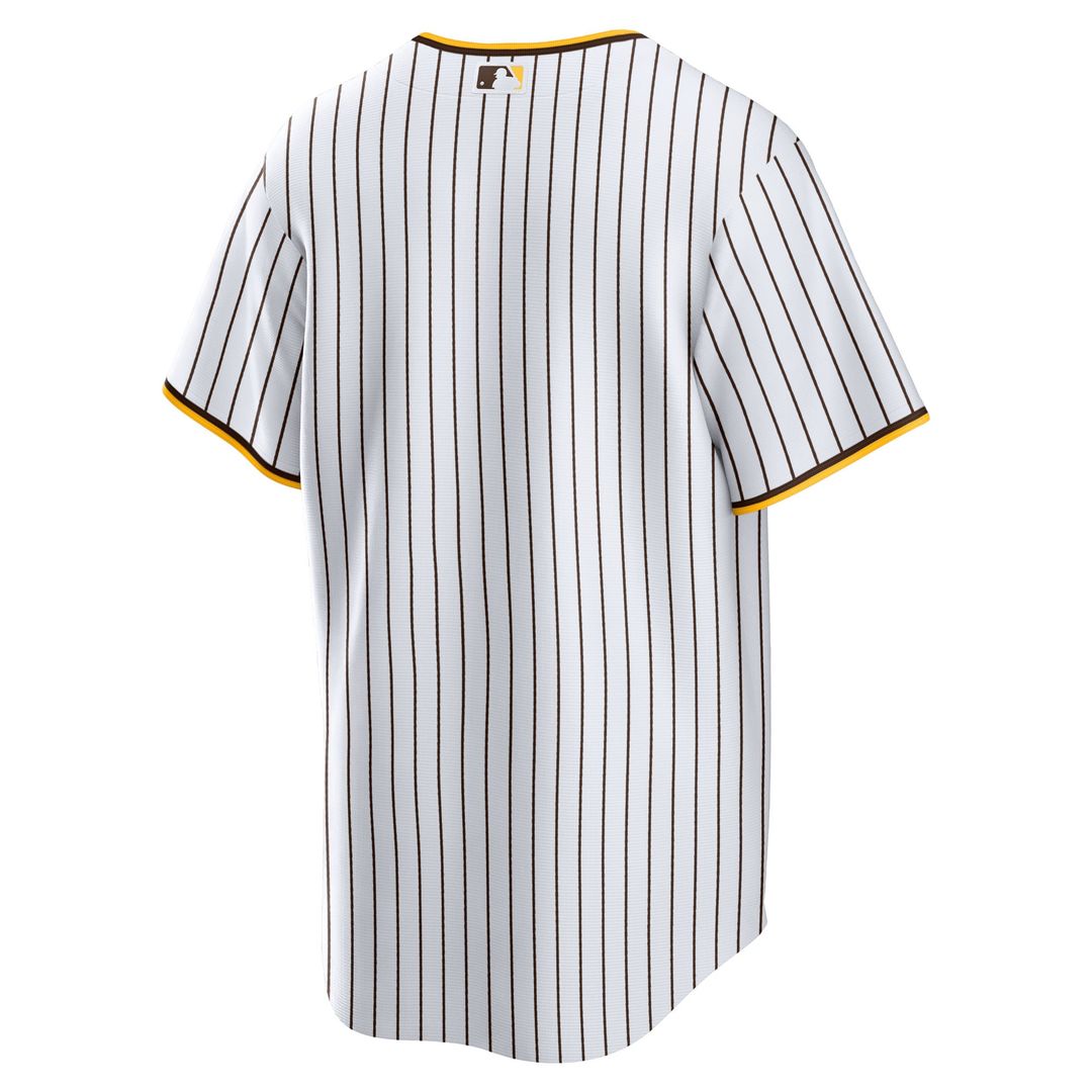 Men's San Diego Padres White Home Blank Replica MLB Baseball Jersey - view 3