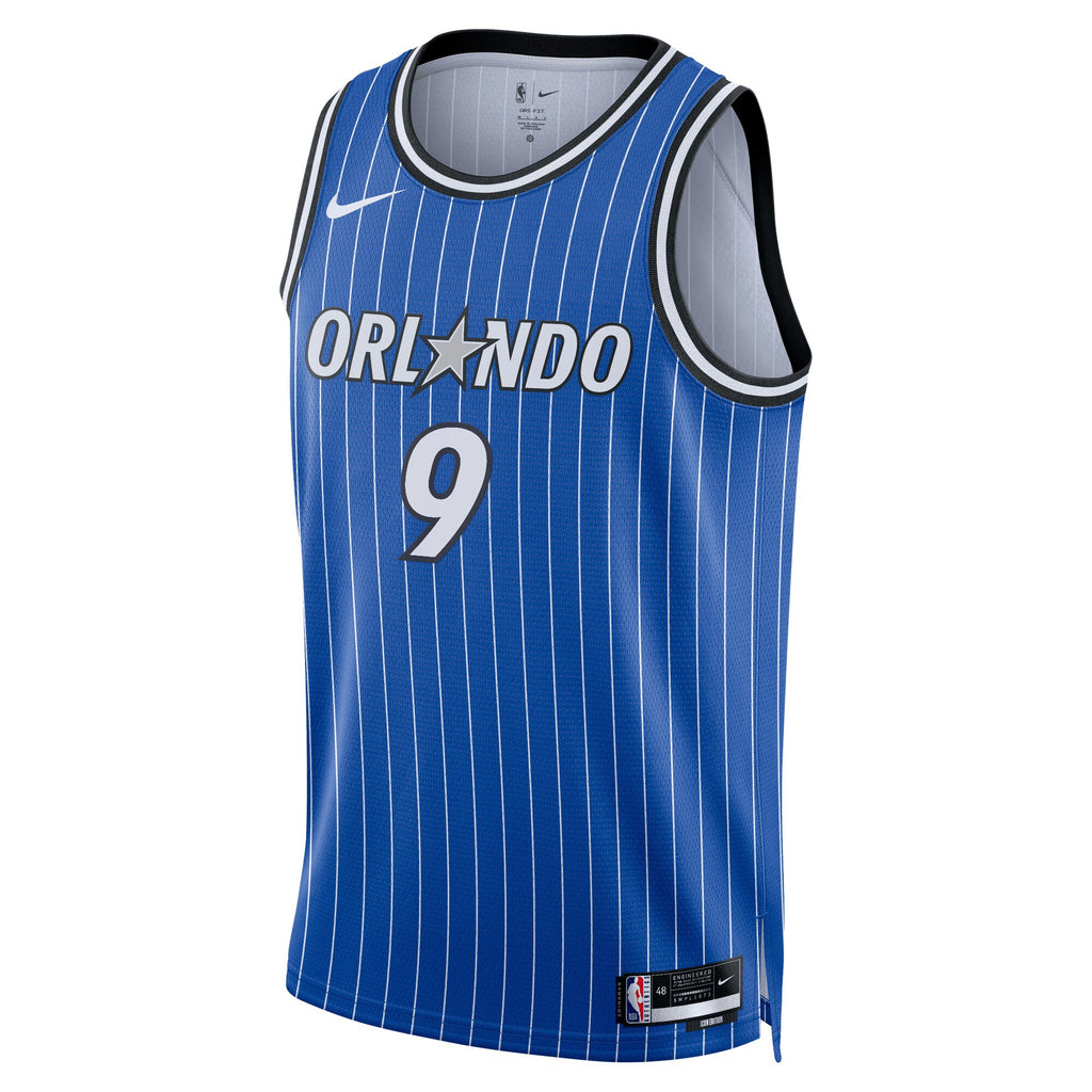 Unisex Nikola Vučević Orlando Magic Icon Edition Swingman NBA Basketball Jersey - Blue - view 3