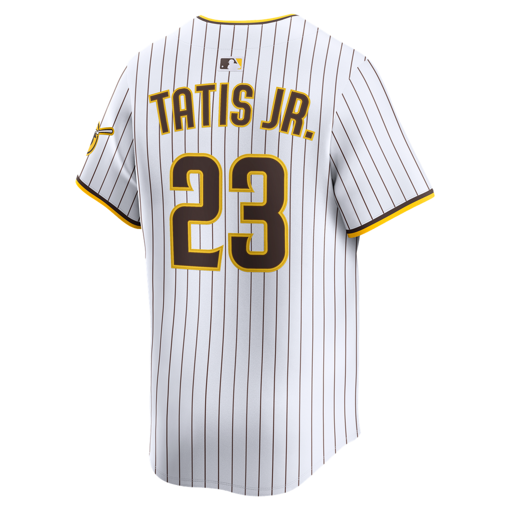 Men's San Diego Padres Fernando Tatis Jr. White Home Limited MLB Baseball Jersey - view 7