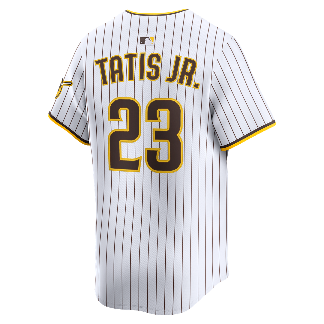Men's San Diego Padres Fernando Tatis Jr. White Home Limited MLB Baseball Jersey - view 7