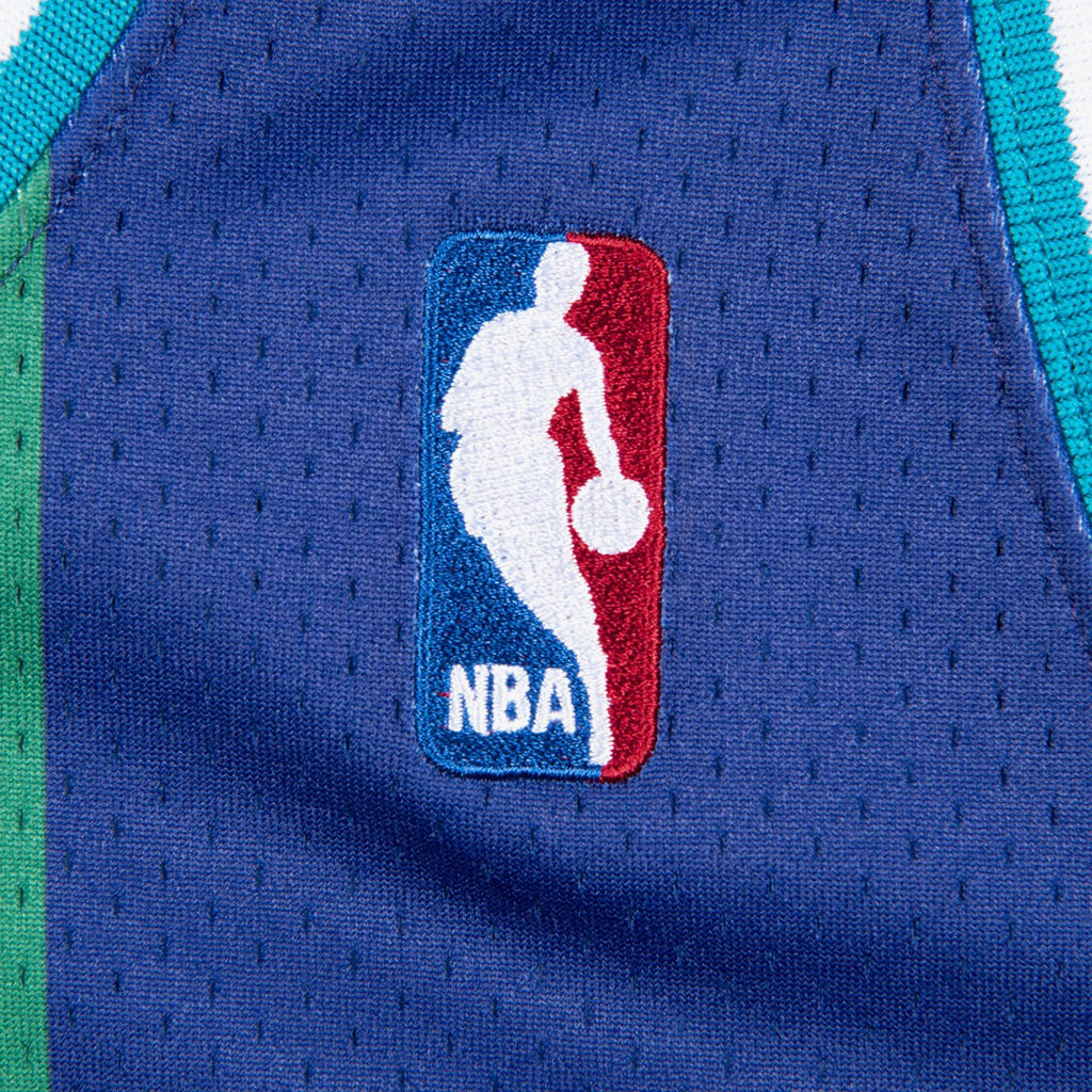 Men's Charlotte Hornets NBA Basketball Jersey Alternate Alonzo Mourning 1994-95 - view 5