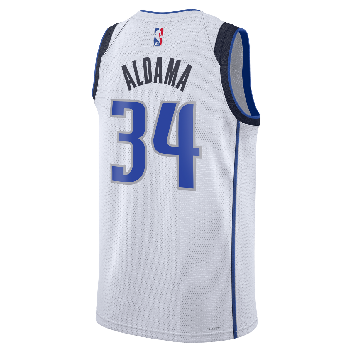 Unisex Santi Aldama Dallas Mavericks Association Edition Swingman NBA Basketball Jersey - White - view 4