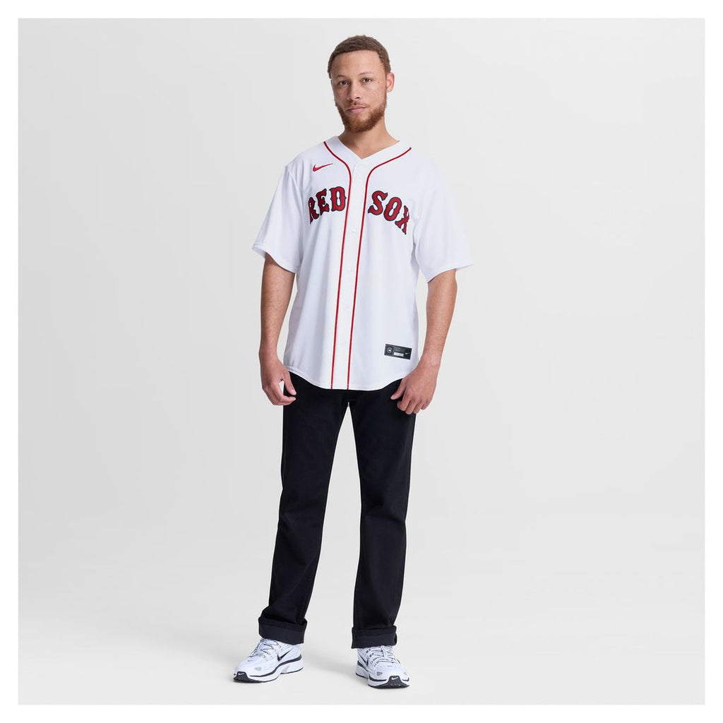 Men's Boston Red Sox Jovani Moran White Home Replica MLB Baseball Jersey - view 4