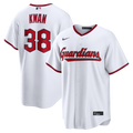 Men's Cleveland Guardians Steven Kwan White Home Replica MLB Baseball Jersey - view 1