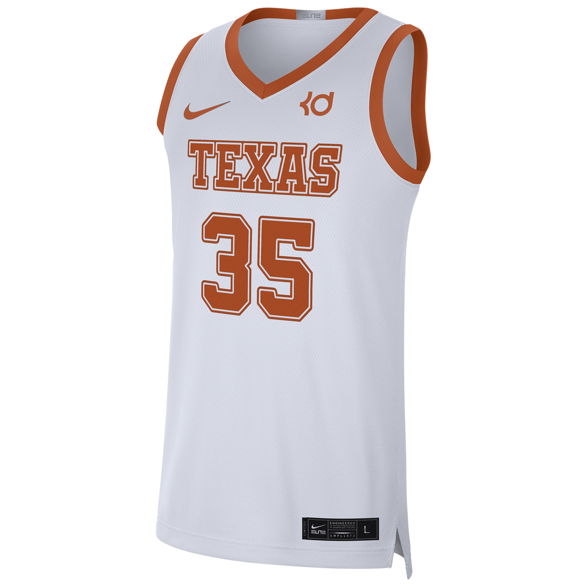 Men's NCAA Texas Longhorns College Basketball NBA Basketball Jersey - Kevin Durant - view 3