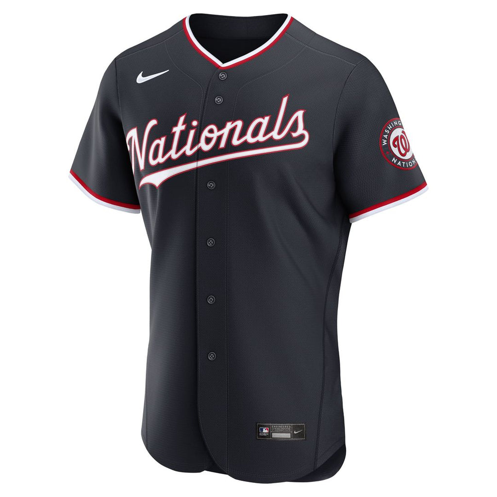 Men's Washington Nationals Navy Alternate MLB Baseball Jersey - view 2