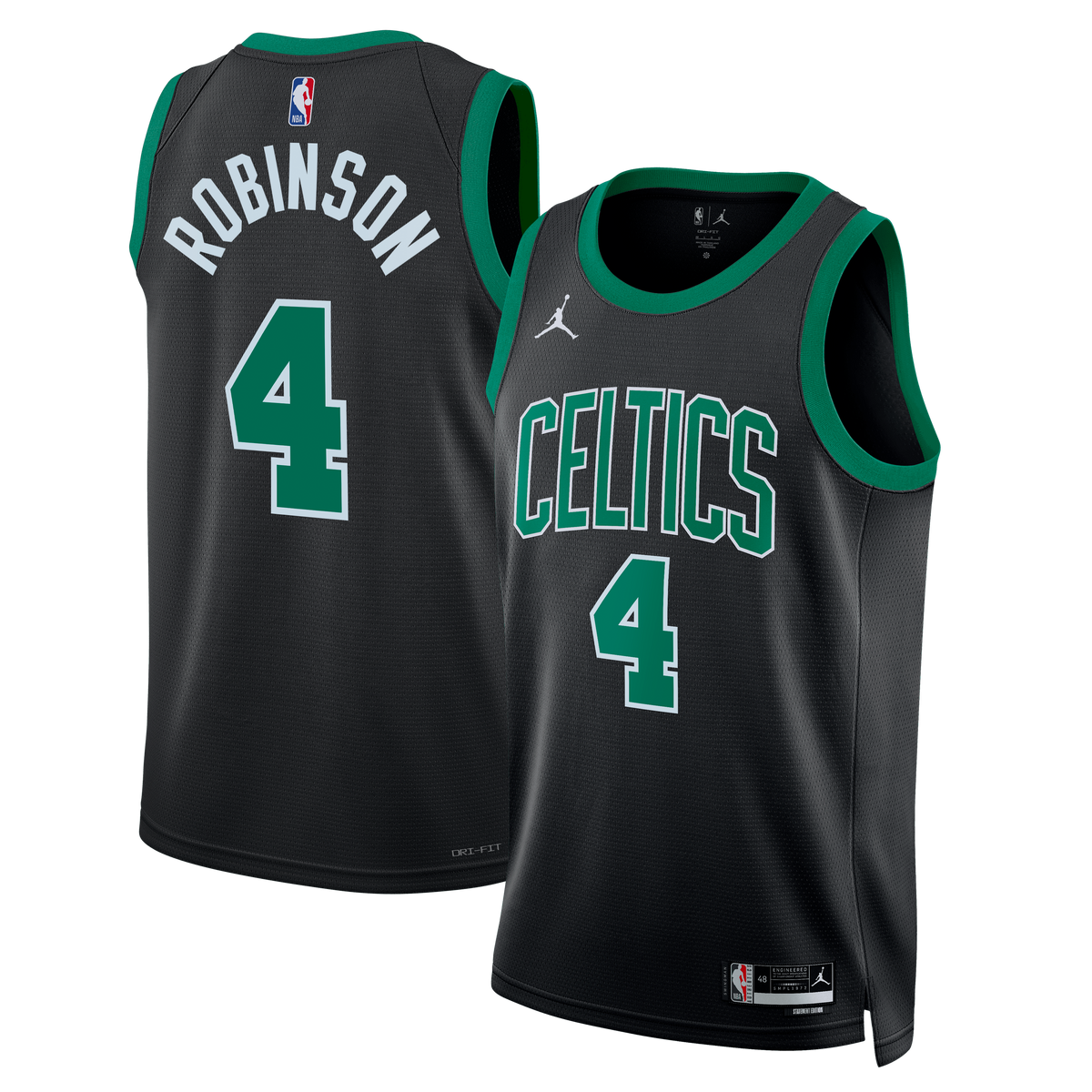 Unisex Mitchell Robinson Boston Celtics Statement Edition Swingman NBA Basketball Jersey - Black - view 1