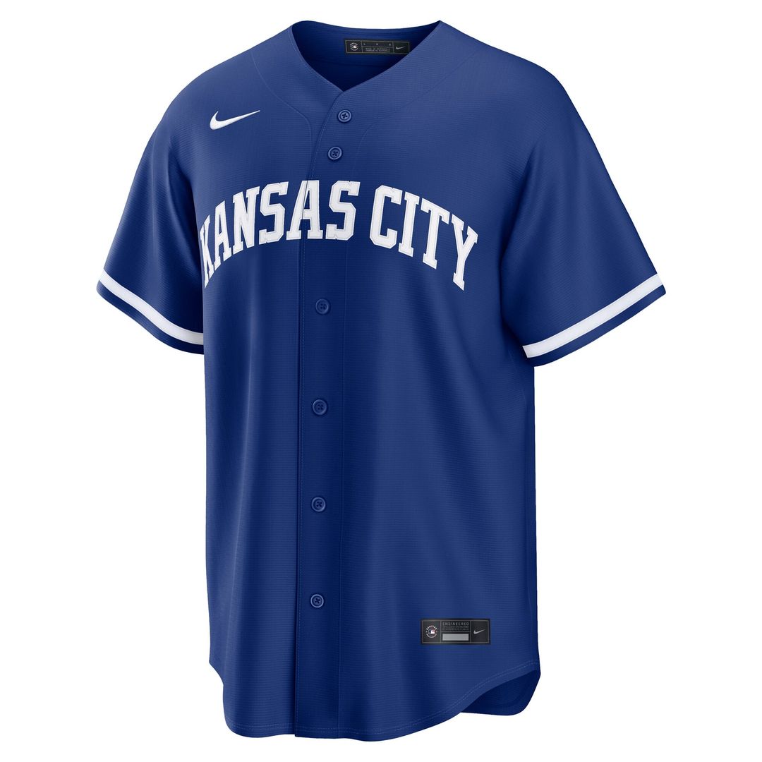 Men's Kansas City Royals Bobby Witt Jr. Royal Alternate Replica MLB Baseball Jersey - view 5