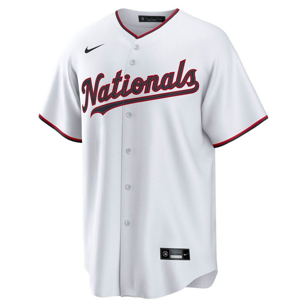 Men's Washington Nationals Dylan Crews White Home Replica MLB Baseball Jersey - view 2