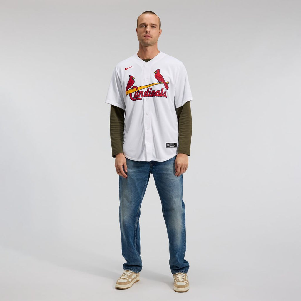 Men's St. Louis Cardinals Masyn Winn White Home Replica MLB Baseball Jersey - view 4
