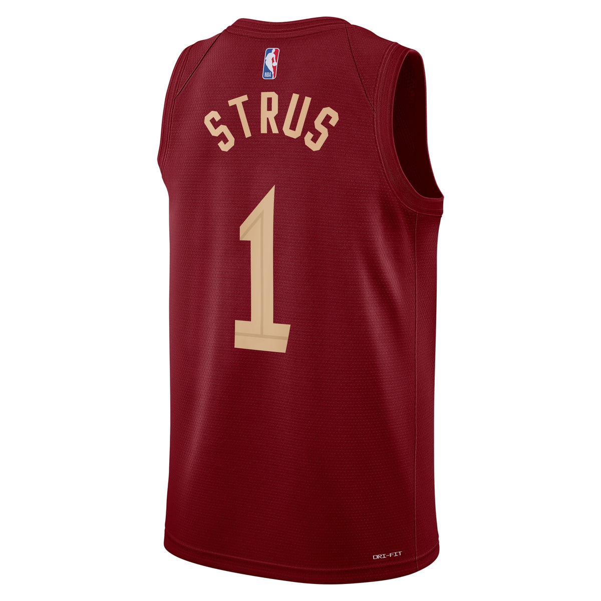 Unisex Max Strus Cleveland Cavaliers Icon Edition Swingman NBA Basketball Jersey - Maroon - view 4