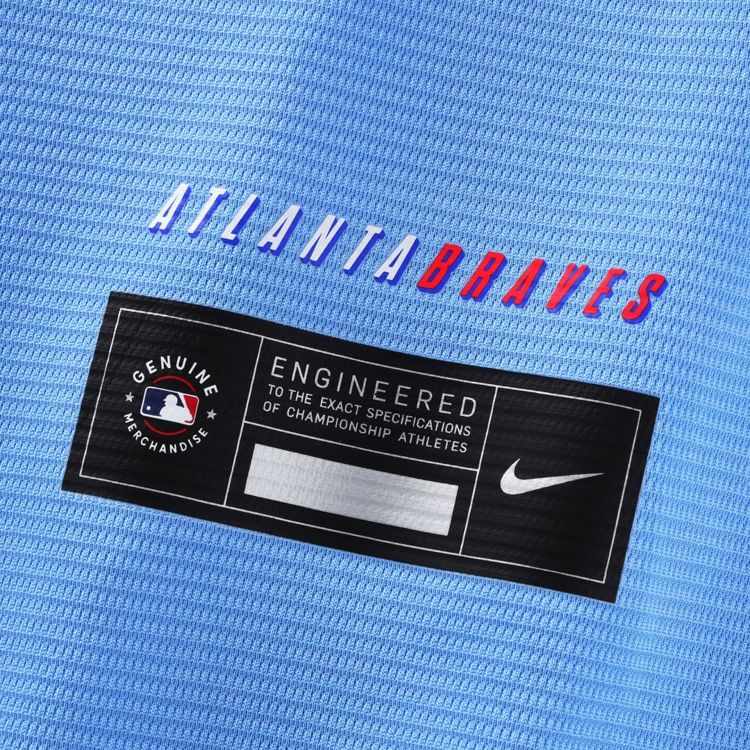 Men's Atlanta Braves Austin Riley Powder Blue 2026 City Connect Stadium MLB Baseball Jersey - view 6