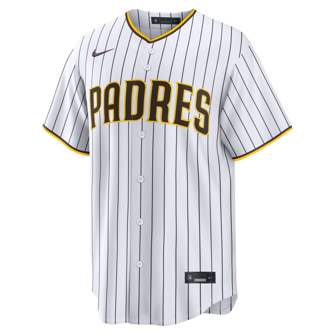 Men's San Diego Padres Xander Bogaerts White Home Replica MLB Baseball Jersey - view 2