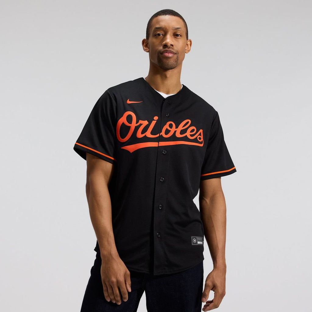 Men's Baltimore Orioles Black Alternate Replica MLB Baseball Jersey - view 1