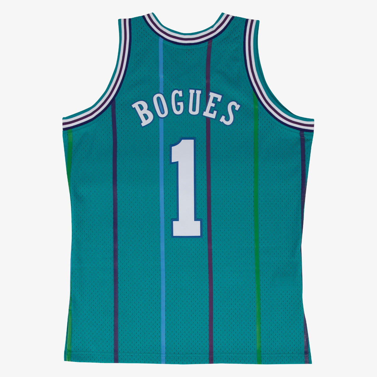 Men's Charlotte Hornets Swingman Road NBA Basketball Jersey Muggsy Bogues 1992 - view 3