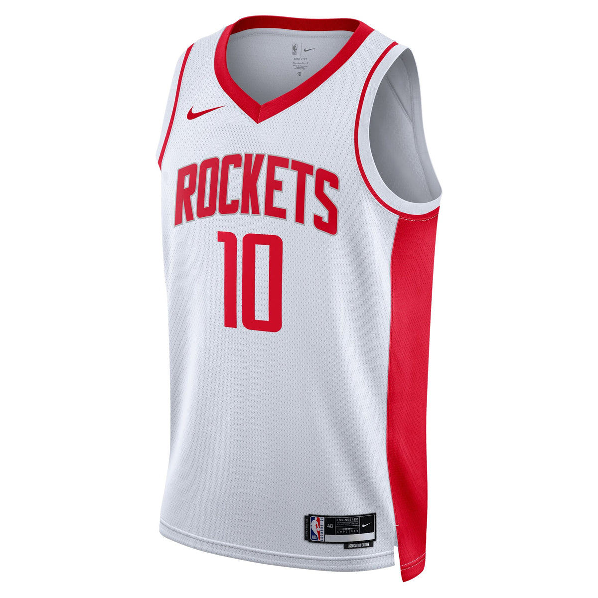 Unisex Jabari Smith Jr. Houston Rockets Association Edition Swingman NBA Basketball Jersey - White - view 3