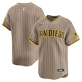 Men's San Diego Padres Khaki Alternate Limited MLB Baseball Jersey - view 1