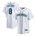 Men's Seattle Mariners Dominic Canzone White Home Replica MLB Baseball Jersey - view 1