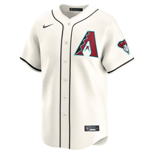 Men's Arizona Diamondbacks Corbin Carroll White Home Limited MLB Baseball Jersey - view 2