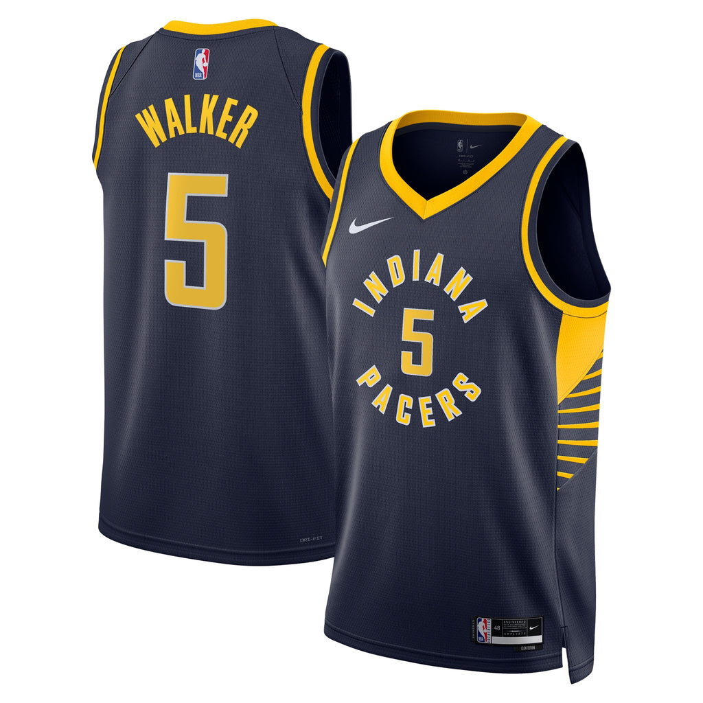 Unisex Jarace Walker Indiana Pacers Icon Edition Swingman NBA Basketball Jersey - Navy - view 2