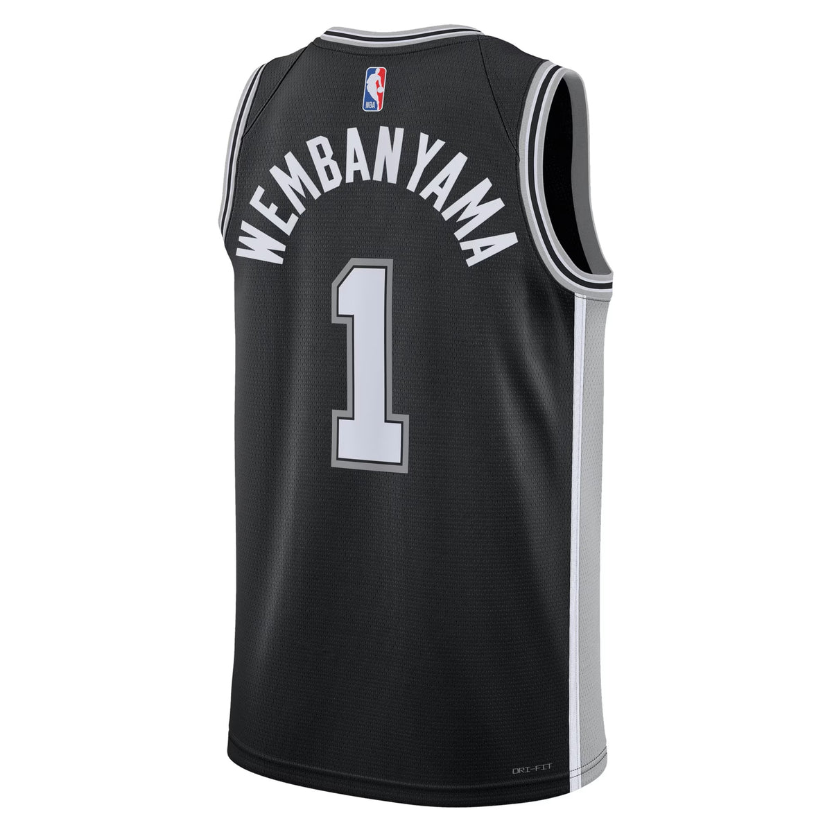 Men's San Antonio Spurs Icon Swingman NBA Basketball Jersey - Victor Wembanyama - view 4
