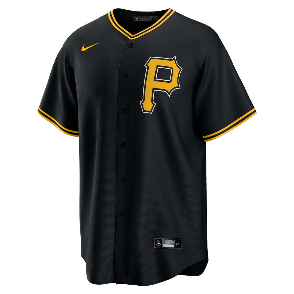 Men's Pittsburgh Pirates White Home Replica MLB Baseball Jersey - view 11