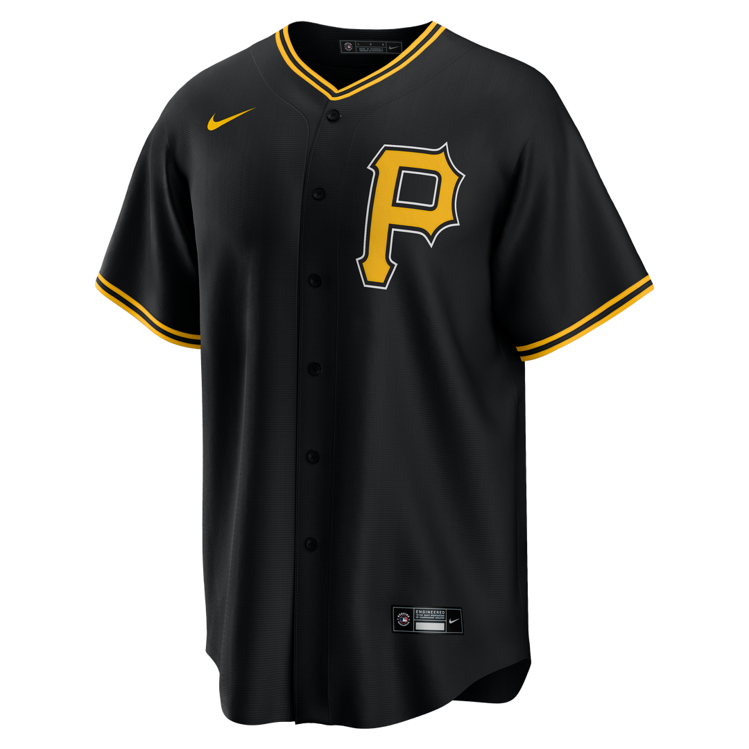 Men's Pittsburgh Pirates White Home Replica MLB Baseball Jersey - view 11