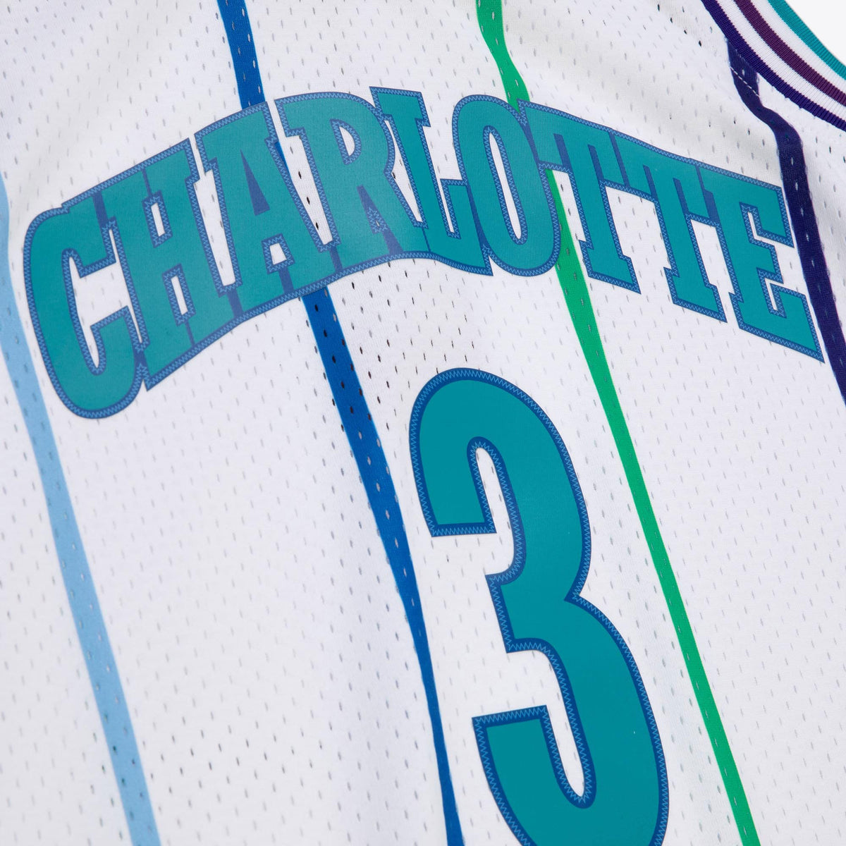 Men's Charlotte Hornets Rex Chapman 1988 NBA Basketball Jersey - White - view 7