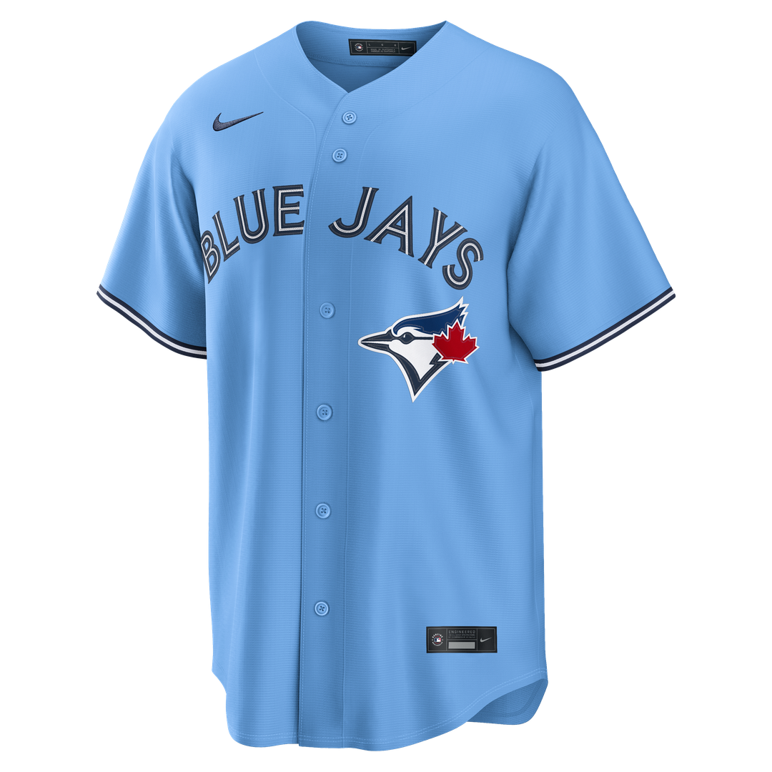 Men's Toronto Blue Jays Vladimir Guerrero Jr. Light Blue Replica MLB Baseball Jersey - view 2