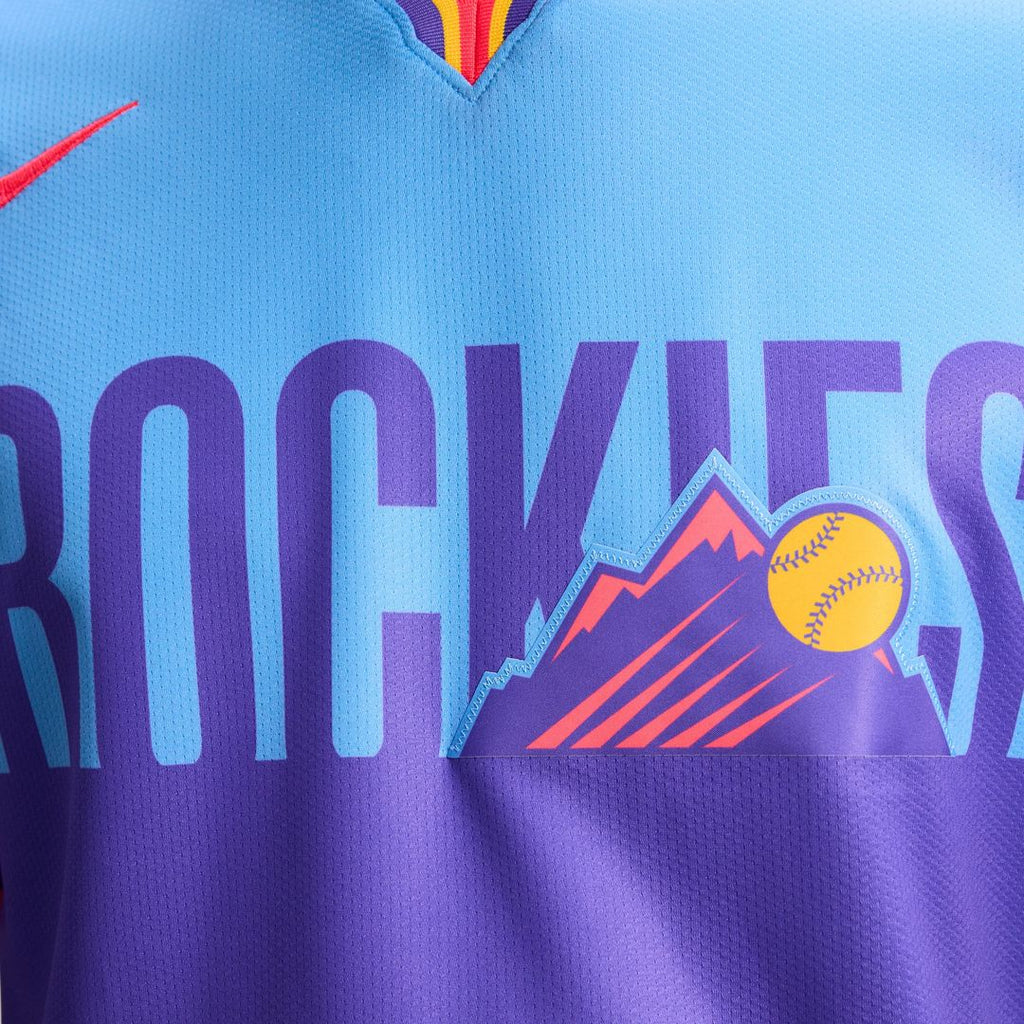 Men's Colorado Rockies Purple/Light Blue 2025 City Connect Limited MLB Baseball Jersey - view 11