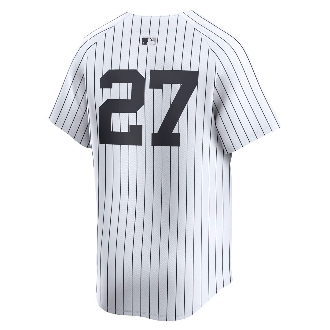 Men's New York Yankees Giancarlo Stanton White Home Limited MLB Baseball Jersey - view 3