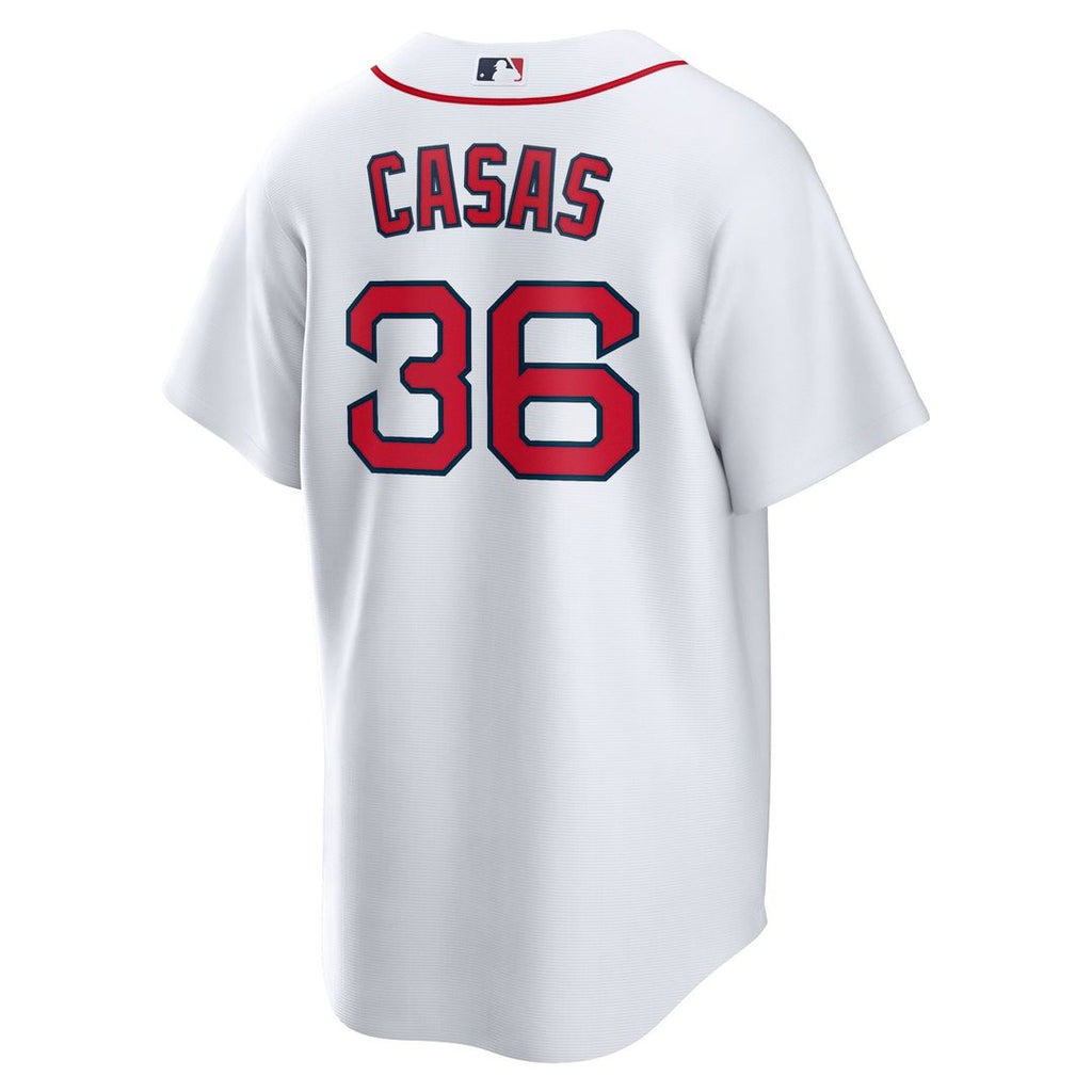 Men's Boston Red Sox Triston Casas White Home Replica MLB Baseball Jersey - view 3