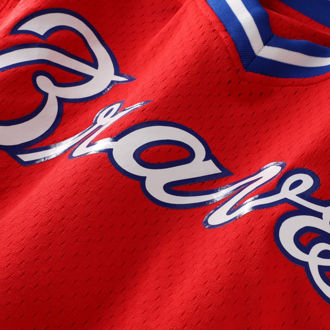 Men's Atlanta Braves Dale Murphy Scarlet Batting Practice MLB Baseball Jersey - view 4